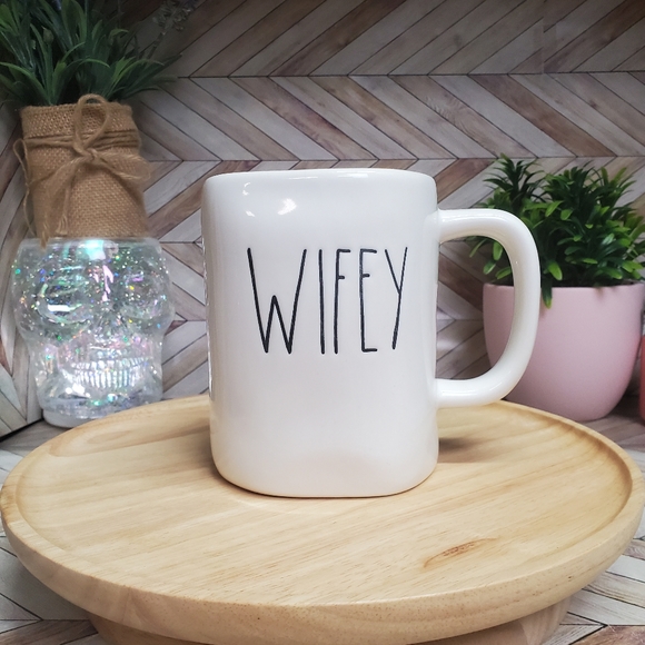 Rae Dunn Accessories - Rae Dunn Wifey White Ceramic Mug